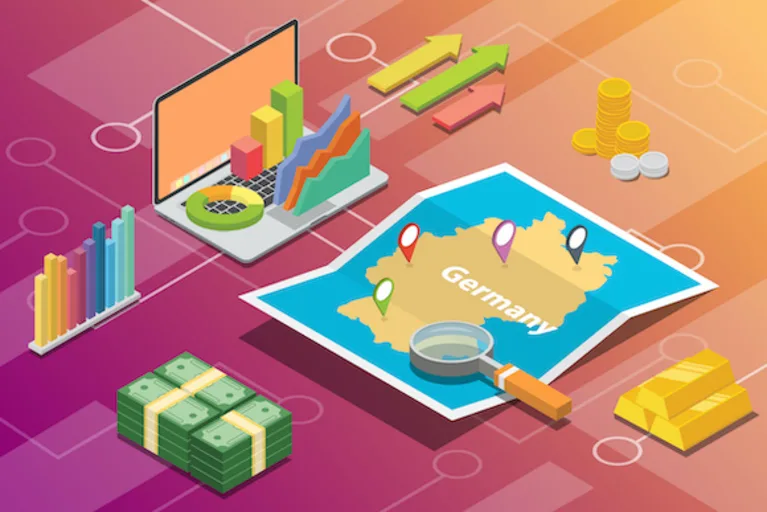 Illustration of Germany as a market for international business expansion